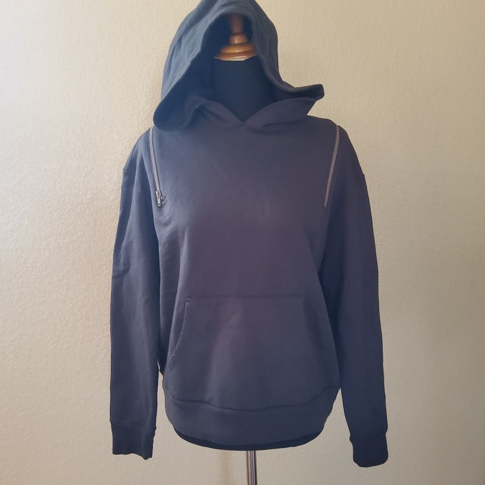 Monrow Pullover Hoodie Fleece Sweatshirt Sweater Size S New